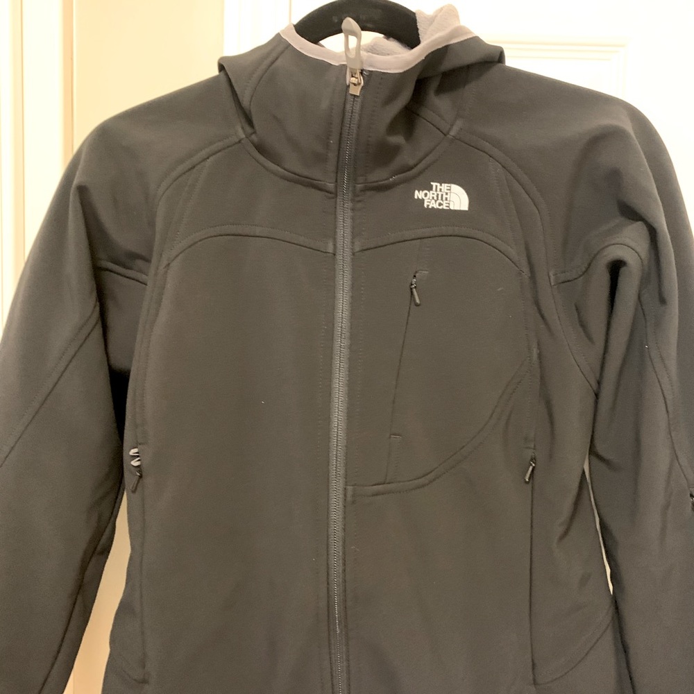North Face Recco Softshell Hooded Jacket - Black